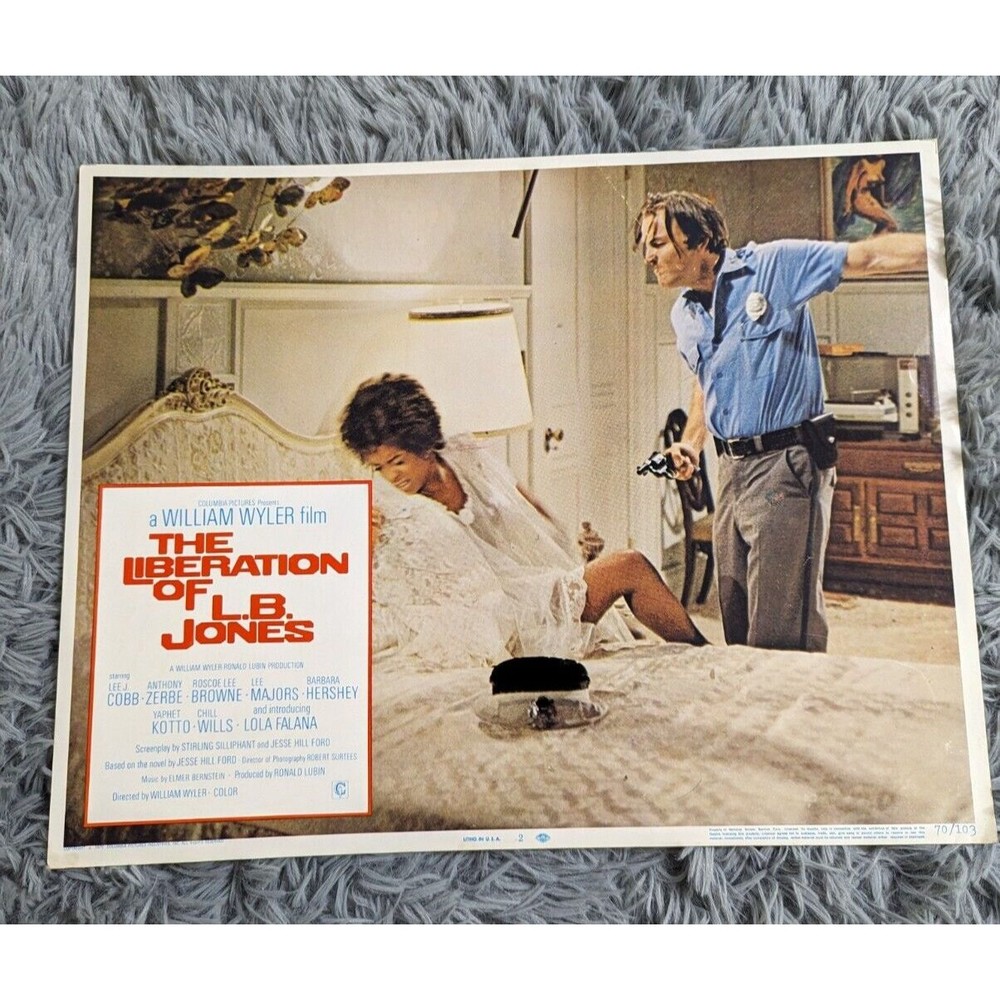 The Liberation of LB Jones 1970 Lobby Card Movie Poster Anthony Zerbe Neo Noir